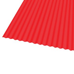 Panel Ondulado Rojo