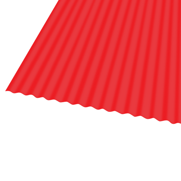 Panel Ondulado Rojo